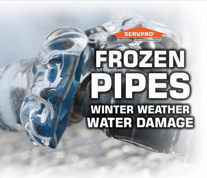 frozen water spout